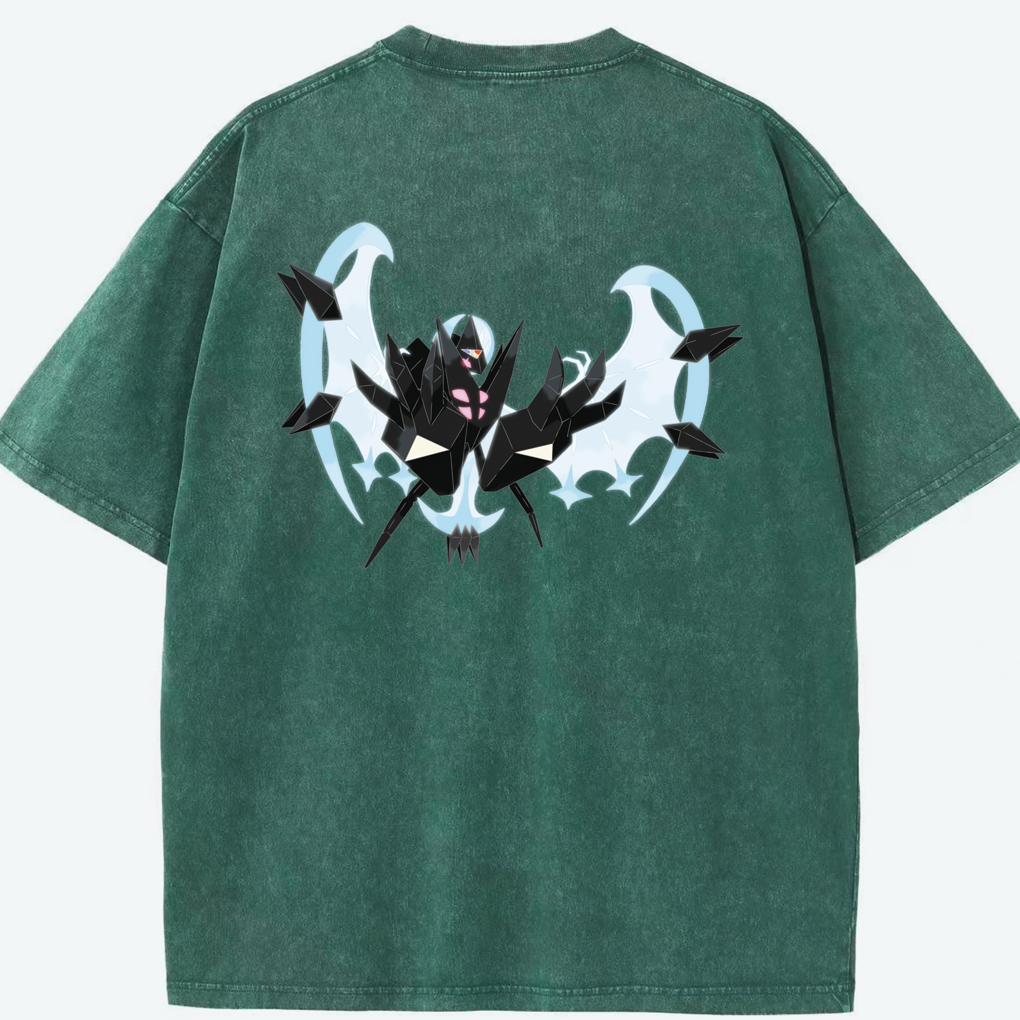 （画像用） ポケットモンスター Pokémon 綿100% ヴィンテージ風 半袖Tシャツ（背面プリント）